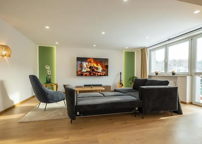 Modern With Cinema & Garden Apartament Tarnowskie Góry